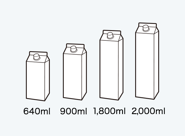 液種、サイズラインナップ | 事業案内 | 関西ボトリング株式会社